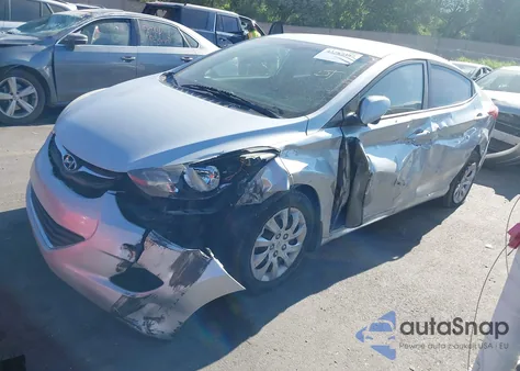 2013 Hyundai Elantra Gls z USA, uszkodzony, nr VIN 5NPDH4AEXDH208035